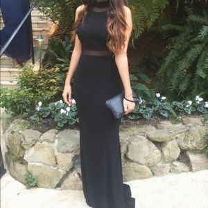 Black long dress